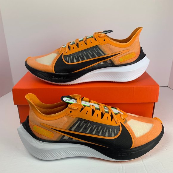 nike zoom orange and black